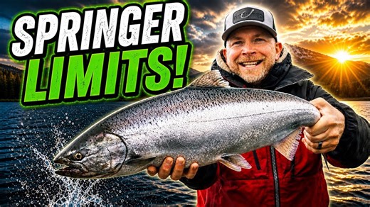 Nonstop bites! Spring Chinook opener was absolute madness!