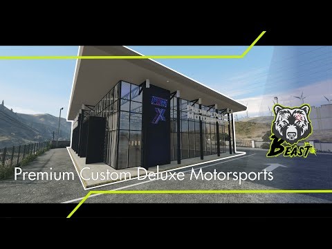 🏢 Premium Deluxe Motorsports - Custom Dealership Map for FiveM | GTA V Map Mod Showcase