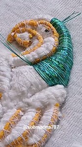 90 reactions · 24 shares | Un proceso más, técnica de goldwork, esta artista hace magia! Si quieres inspirarte con más, checa su IG 淋瑱 #Repost @submarina707 @download.ins --- 冀列 #submarina707 #goldwork #stitching #embroidery #embroideryart #handembroidery #parrot #jewelry | Pasionbordado | Facebook