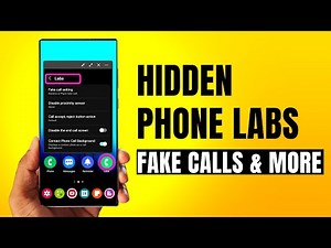 INSANE Hidden Feature - ENABLE PHONE LABS for fake calls & more on Samsung Galaxy Phones !