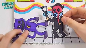 556K views · 6.6K reactions | Zoonomaly vs Poppy Playtime Chapter 3 (Game Book Battle, Horror Game, Paper Play) | 루키밍 Rookie SLIME | Facebook