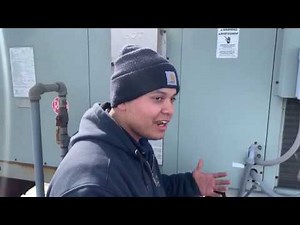 No Heat Rheem Gas Packaged Rooftop Unit RTU - Bad Pressure Switch