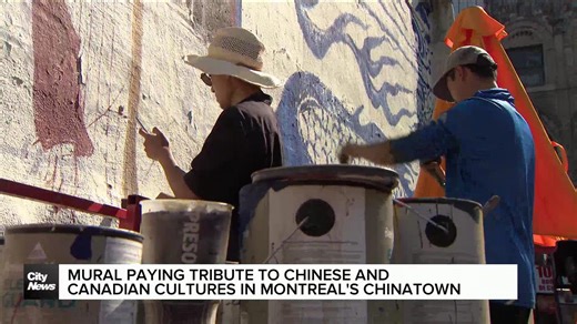 New mural paying tribute to Montreal's Chinatown