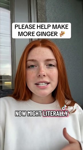 Ginger is going extinct!! #gingers #redheads #redheadsdoitbetter #redheadsoftiktok #fyppppppppppppppppppppppp