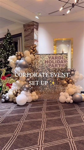 Corporate Event Set Up Ideas with Balloons