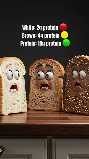 Brown Bread Has MORE Calories Than White Bread?! 🍞😳 #caloriedance #breadfacts #whitevsbrown