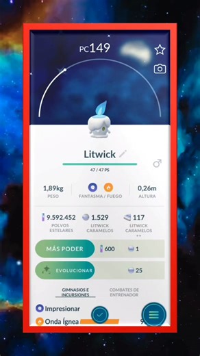Evolución Litwick Shiny a Chandelure || Community Day Litwick en Pokémon Go #shorts #communityday