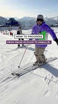 The Key to learning Parallel Skiing #skitips #howtoski #learntoski