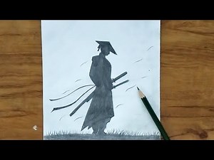 How to Draw a Samurai Warrior With a Sword |easy drawing tutorial for beginners 🐱
