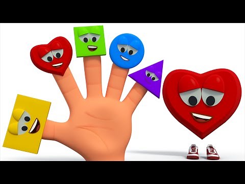 Finger Family Shapes | Learn Shapes | Shapes Song For Kids And Childrens | Nursery Rhymes For Baby