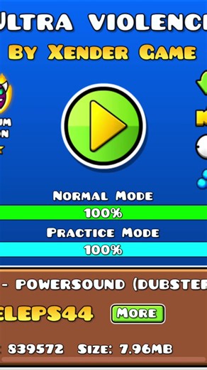 Finally #geometrydash #ultraviolence #gd #youtubeshorts