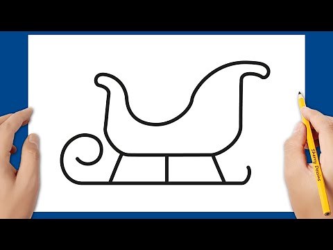 Comment dessiner un traîneau de Noël étape par étape 🎅