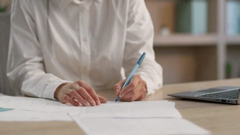 clip-4015418597-asian-japanese-business-woman-office-worker-write