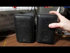 Radio Shack Optimus Pro- X33AV mini speaker review