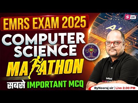 EMRS TGT/PGT Computer Science Marathon | EMRS TGT/PGT Computer Science Preparation By Neeraj Sir