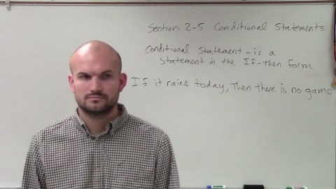 What is a conditional statement and it's parts