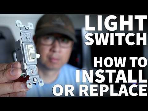 How to Change a Light Switch Beginners Guide - DIY Install or Replace a Light Switch for Beginners
