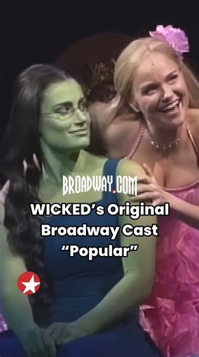 Broadway.com on Instagram: "Kristin Chenoweth’s Glinda sings “Popular” to Idina Menzel’s Elphaba in the WICKED Original Broadway Cast. Enjoy this classic Original Broadway Cast Rewind and tap over to Broadway.com for tickets and more! #wicked #kristinchenoweth #idinamenzel #popular #broadway"