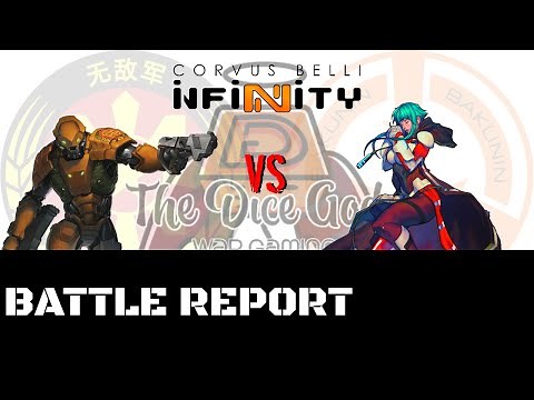Infinity N4 Battle Report - Invincible Army vs Bakunin - 300 pts, Supplies