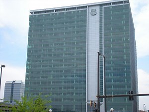 Union Pacific Railroad Center in Omaha, USA