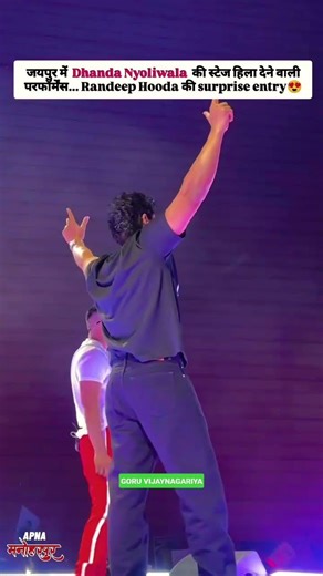Randeep hooda x Dhanda nyoliwala_jaipur live show_#randeephooda