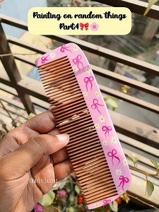19K views · 276 reactions | Bow on comb Painting on random things...
