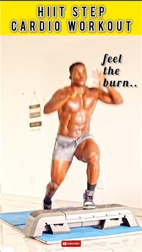 HIIT STEP CARDIO WORKOUT #ytshorts #shorts #hiitworkout #cardio #fitness #exercise #chest