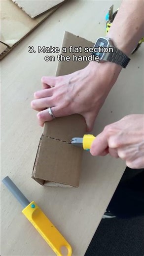 Easy diy tennis ball and racquet tutorial with cardboard and Makedo! 🎾📦 #australianopen