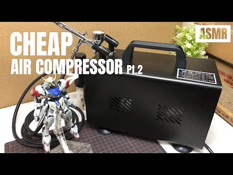 [REASONABLE] Cheap Airbrush Compressor for gunpla : HSENG AS18TB Mini Airbrush Air Compressor