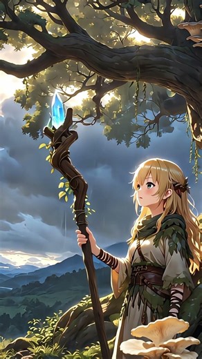 POV: You found a hidden Druid's Grove 🌿🌧️ #RainSounds #Celtic #SleepAid