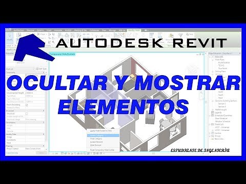 Ocultar y mostrar elementos en Revit
