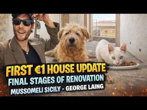 My first 1€ House Update in Mussomeli, Sicily (Full tour) | George Laing