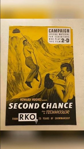 Second Chance 1953 Robert Mitchum Linda Darnell #action #movie #classicfilm #oldhollywood #filmnoir