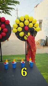 Blow the Ping Pong Balls and Pop the Balloons Challenge || Village Avengers