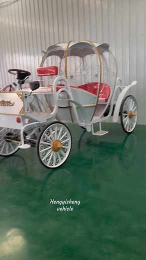 New technology, new experience, electric Cinderella carriage is perfect for your birthday party.#chariot #pumpkincarriage #cinderellacarriage #royalcarriage #carriage #royaljourney #birthdayparty #Party #prom | Hengyisheng Vehicle