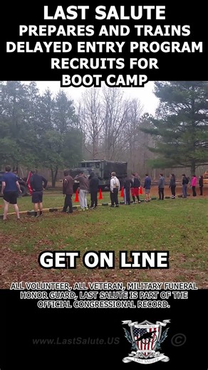 Last Salute prepares and trains delayed entry program recruits for boot camp get on line