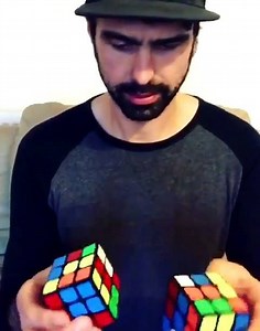Solving two Rubik's cubes at the same time 😱😱 | STUDENTbible