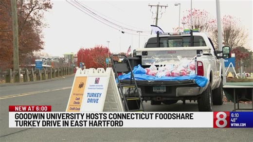 Goodwin University, CT Foodshare team up for turkey drive in East Hartford