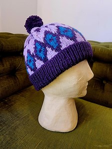 Hand Knit Fair Isle Beanie | Wool Winter Hat | Nordic Pattern Knitted Toque | Warm Colorful Ski Cap | Cozy Unisex Gift for Him or Her - Etsy Australia