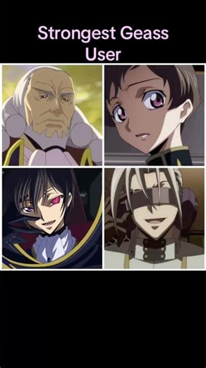 Strongest Geass User #codegeass #anime