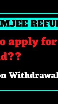 SRM University | How to get Refund ? | Admission Withdrawal process ? | SCM #SRM #srmjee