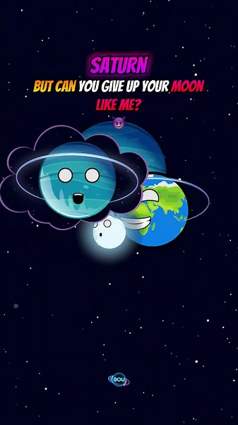 How Did Saturn's Rings Form? #space #solarsystem #planets #animation