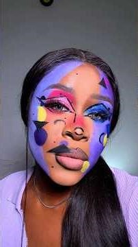 The cutest makeup ever!!! 💜💜💜 #makeuptutorial #creativemakeup #shorts #makeuptips