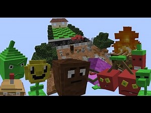 Plants vs Zombie Minecraft map