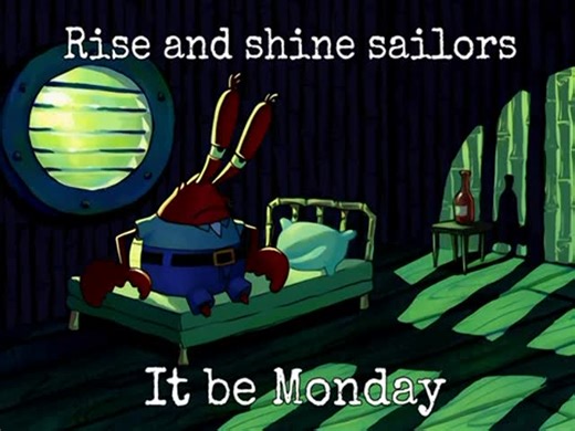 SpongeBob Memes and Edits on Instagram: "Happy Monday! Follow my page @spongebobmemepants__ #spongebob #spongebobsquarepants #spongebobmemes #spongebobframes #spongebobedits #spongebobmemes #memespongebob #meme #memes #mrkrabs #mrkrabsmemes #squidward #squidwardmemes #nickelodeon #freezeframe #cartoonmemes"