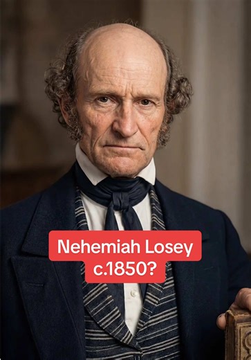 Nehemiah Losey March 4, 1804 – June 1, 1875 Photographed around 1850 Nehemiah Losey was an early pioneer of Galesburg, Illinois and one of the founding figures connected to Knox College. A teacher of mathematics and science, he helped shape both the academic and civic foundations of the young community. In addition to his work in education, he served as the first postmaster of Galesburg, linking the growing town to the wider world. This portrait reflects the dignity of a mid-19th century educato