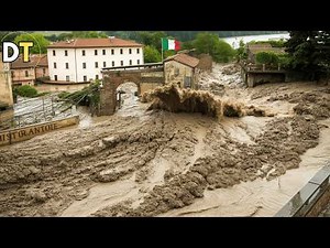 Tragedy in Italy Today! Flash Floods Hit Bardonecchia,Rivers overflowed!
