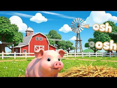 Pig Song for Kids 🐖 | Pig in Farm Mud | Nursery Rhymes & Baby Songs