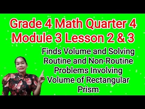 Find Volume and Solving Routine and Non-Routine Problems Involving Volume of Rectangular Prism #math
