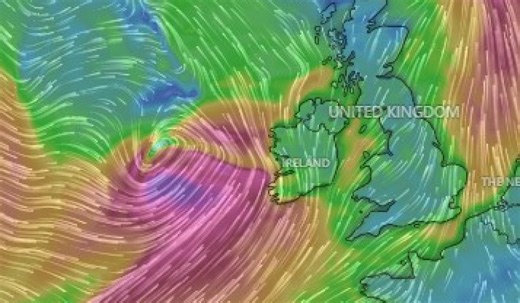 STORM AMY: Track the path of Storm Amy with  series of Weather Warnings in place